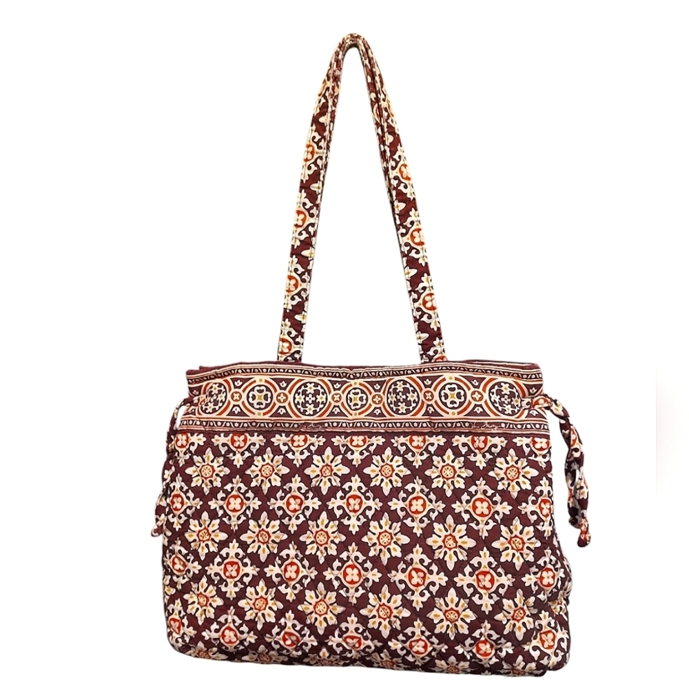 Vera Bradley Sherry Medallion Patterned Tote Bag